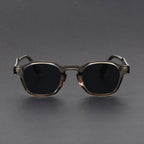 Women's Square Acetate Frame Retro Sunglasses