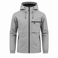 Men’s Hooded Technical Outdoor Jacket with Zip Chest Pocket