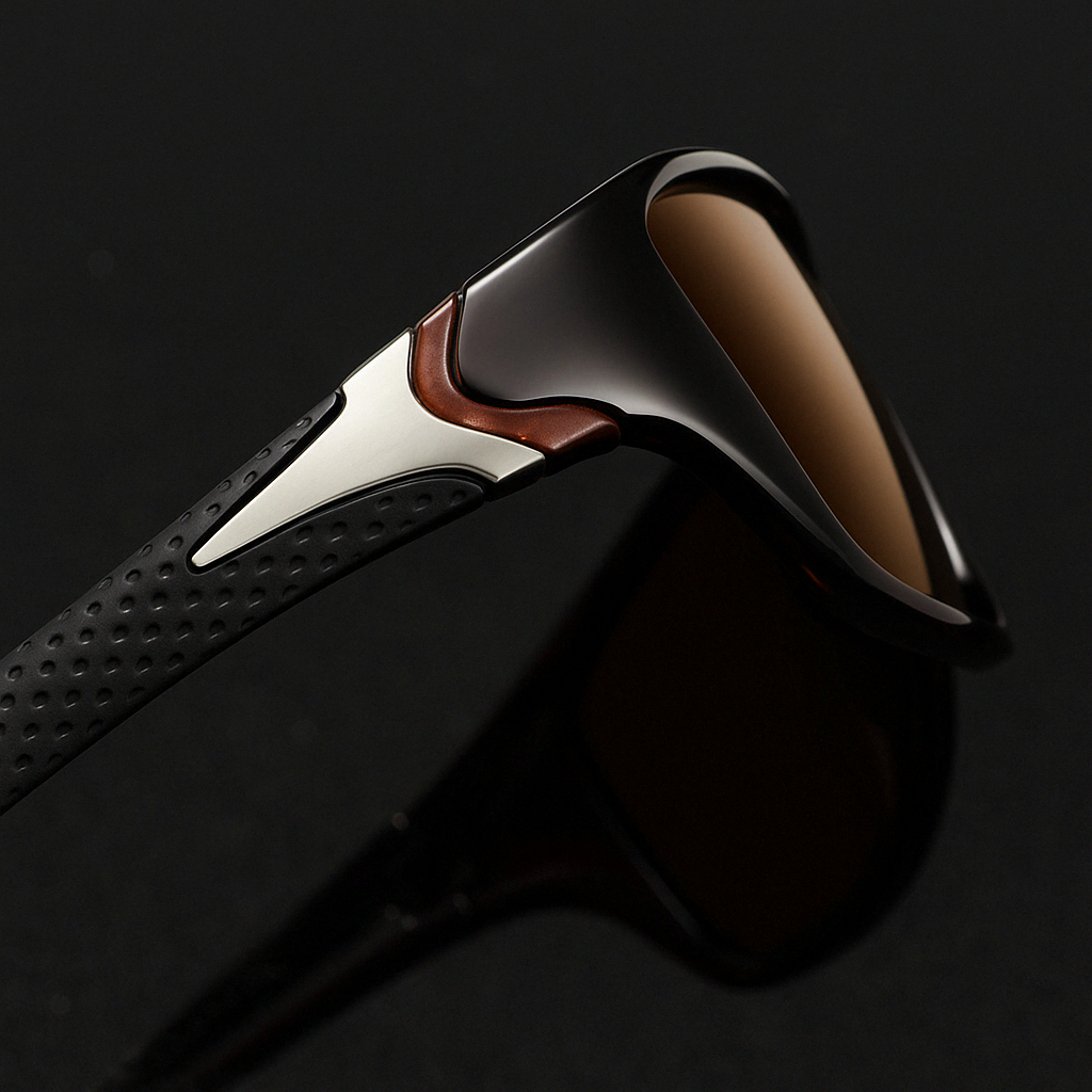 Men's Sport Wraparound Polarized Sunglasses