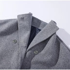 Women's Oversized Funnel Neck Double-Breasted Coat