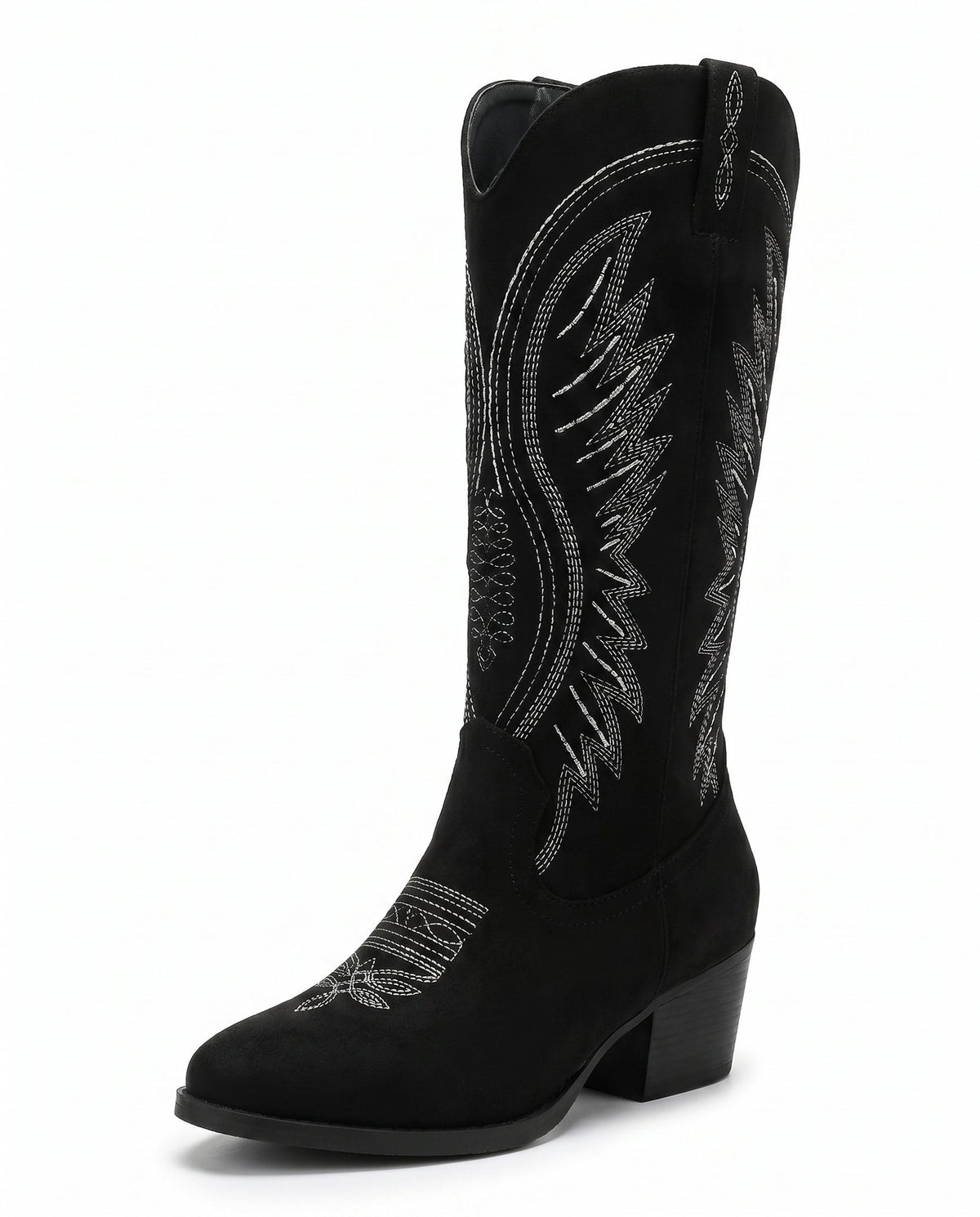 Women's Embroidered Knee High Western Boots