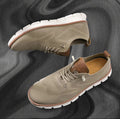 Men's Breathable Knit Lace-Up Oxford Sneakers
