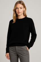Women's Classic Soft Knit Crew Neck Sweater