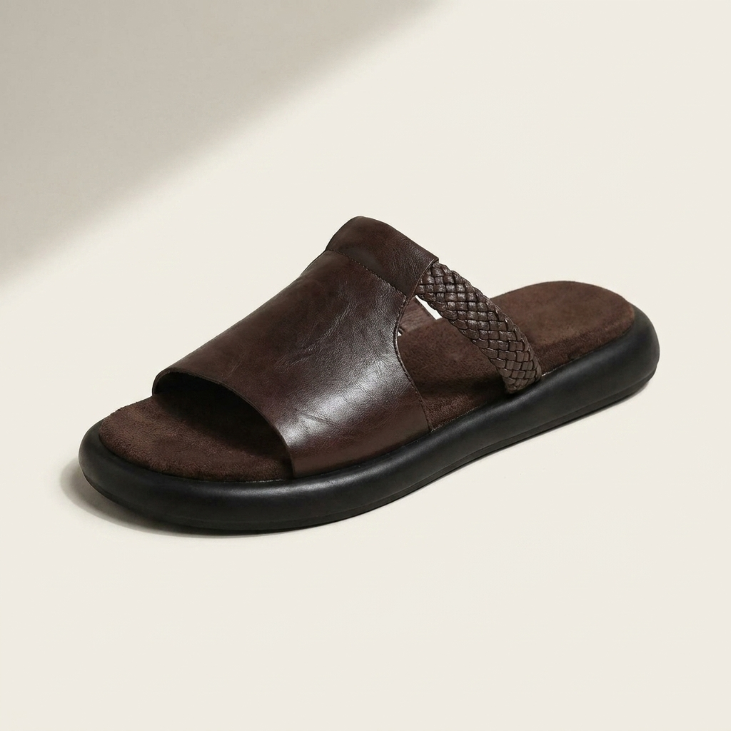 Women's Woven Strap Slide Sandals
