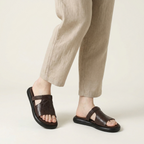 Women's Woven Strap Slide Sandals