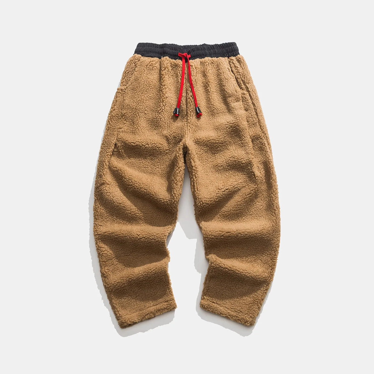 Men's Sherpa Fleece Drawstring Jogger Pants