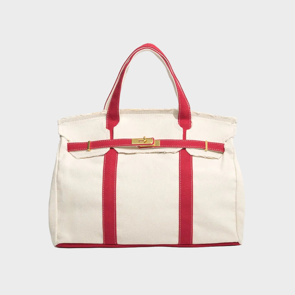 Women’s Canvas Top Handle Tote Bag