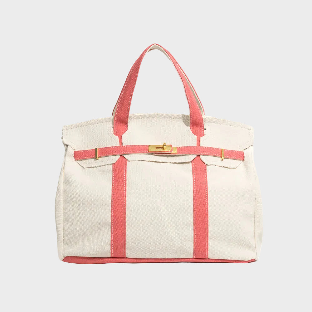 Women’s Canvas Top Handle Tote Bag