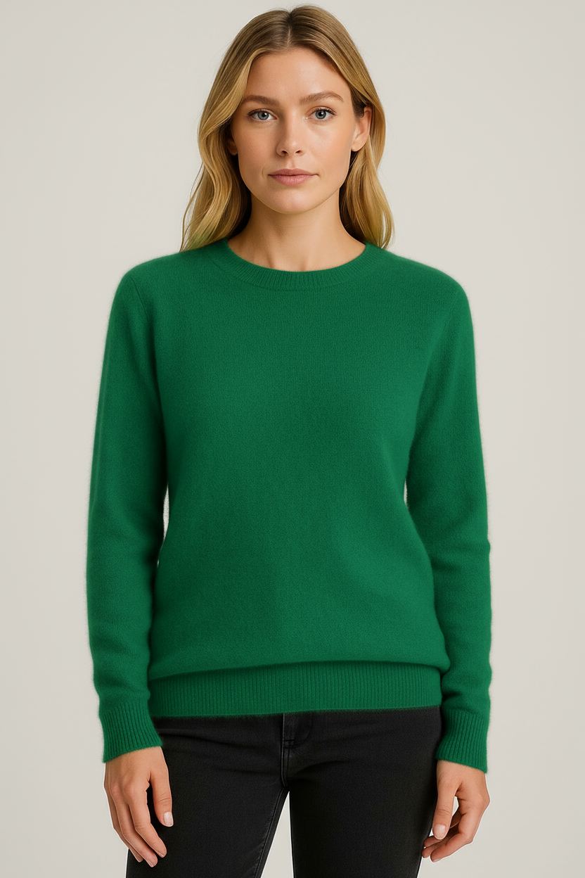 Women's Classic Soft Knit Crew Neck Sweater