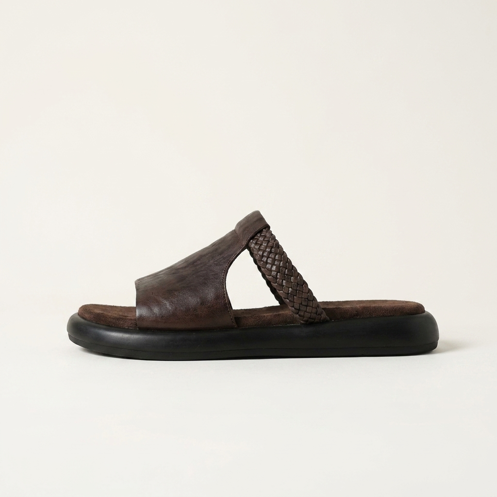 Women's Woven Strap Slide Sandals