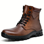 Men’s Lace-Up High-Top Combat Boots