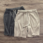 Men's Drawstring Fleece Casual Sweat Shorts