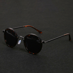 Women's Round Metal Frame Vintage Sunglasses