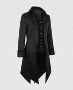 Women’s Gothic Embroidered Tailcoat with Brocade Waistcoat Front