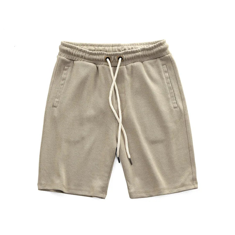 Men's Drawstring Fleece Casual Sweat Shorts
