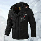 Men's Multi-Pocket Utility Windbreaker Jacket