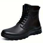 Men’s Lace-Up High-Top Combat Boots