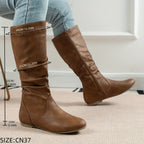 Women's Slouchy Knee High Flat Boots