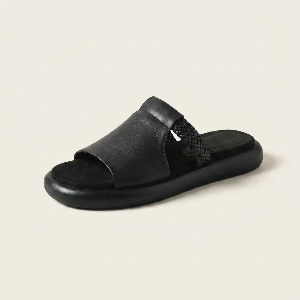 Women's Woven Strap Slide Sandals