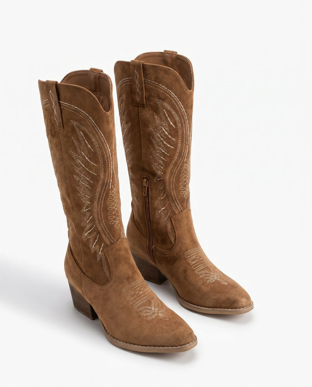 Women's Embroidered Knee High Western Boots