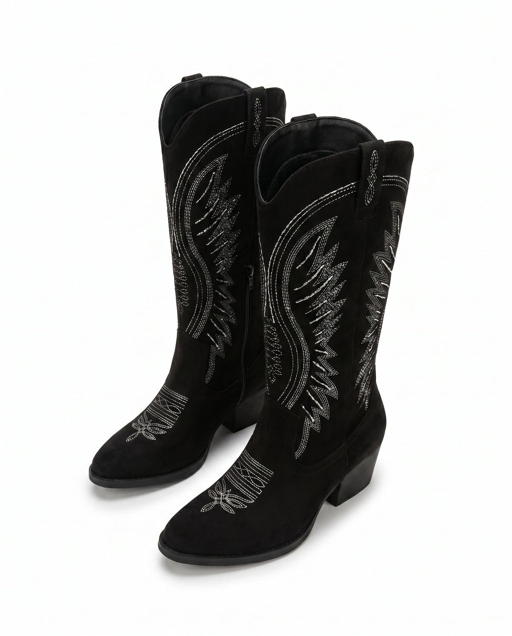 Women's Embroidered Knee High Western Boots