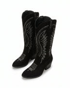 Women's Embroidered Knee High Western Boots