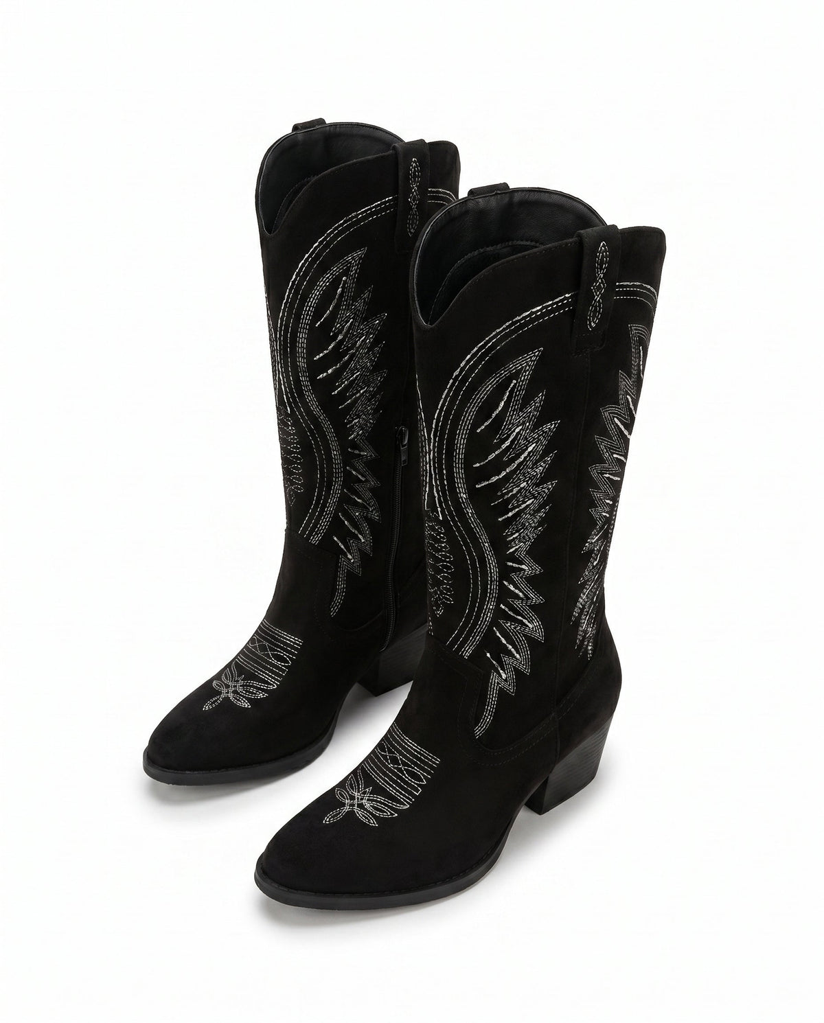 Women's Embroidered Knee High Western Boots