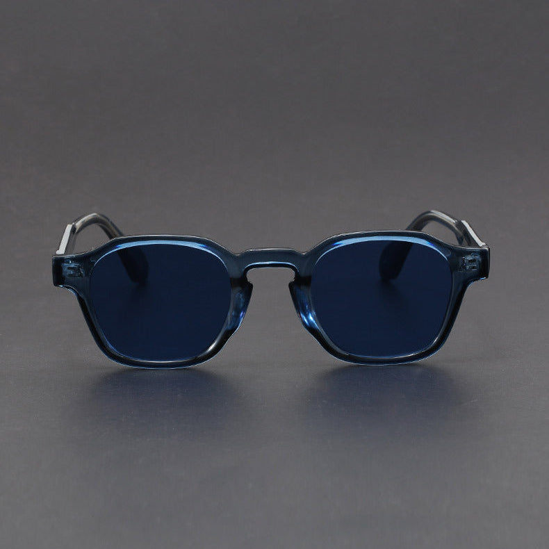Women's Square Acetate Frame Retro Sunglasses