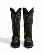 Women's Embroidered Knee High Western Boots