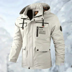 Men's Multi-Pocket Utility Windbreaker Jacket