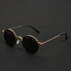 Women's Round Metal Frame Vintage Sunglasses