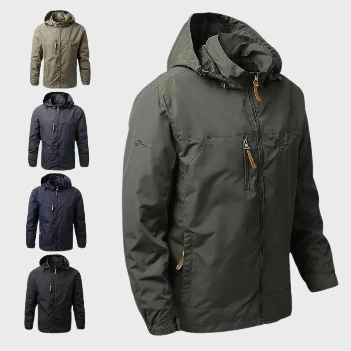 Men’s Lightweight Hooded Outdoor Windbreaker Jacket