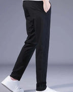 Men's Slim Fit Drawstring Woven Track Pants