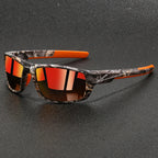 Men's Camo Sport Mirrored Lens Sunglasses