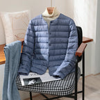 Women’s Lightweight Collarless Quilted Puffer Jacket
