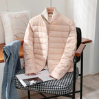 Women’s Lightweight Collarless Quilted Puffer Jacket