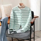 Women’s Lightweight Collarless Quilted Puffer Jacket