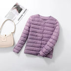 Women’s Lightweight Collarless Quilted Puffer Jacket