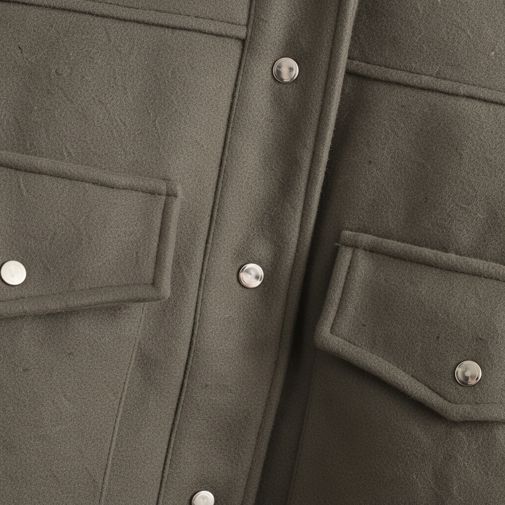 Women’s Cropped Snap-Button Jacket