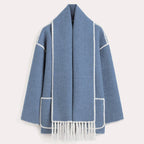 Women’s Blanket Stitch Scarf Jacket