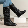 Women's Slouchy Knee High Flat Boots