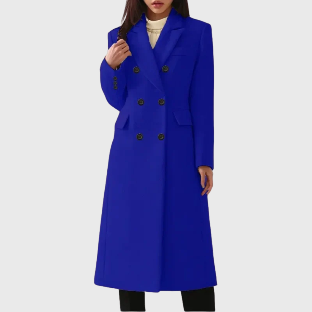 Women’s Tailored Double-Breasted Maxi Coat