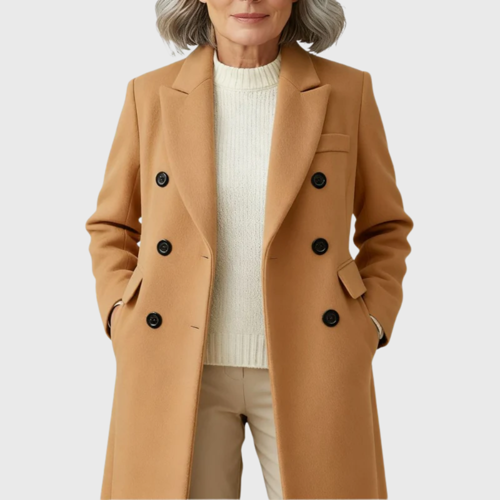 Women’s Tailored Double-Breasted Maxi Coat