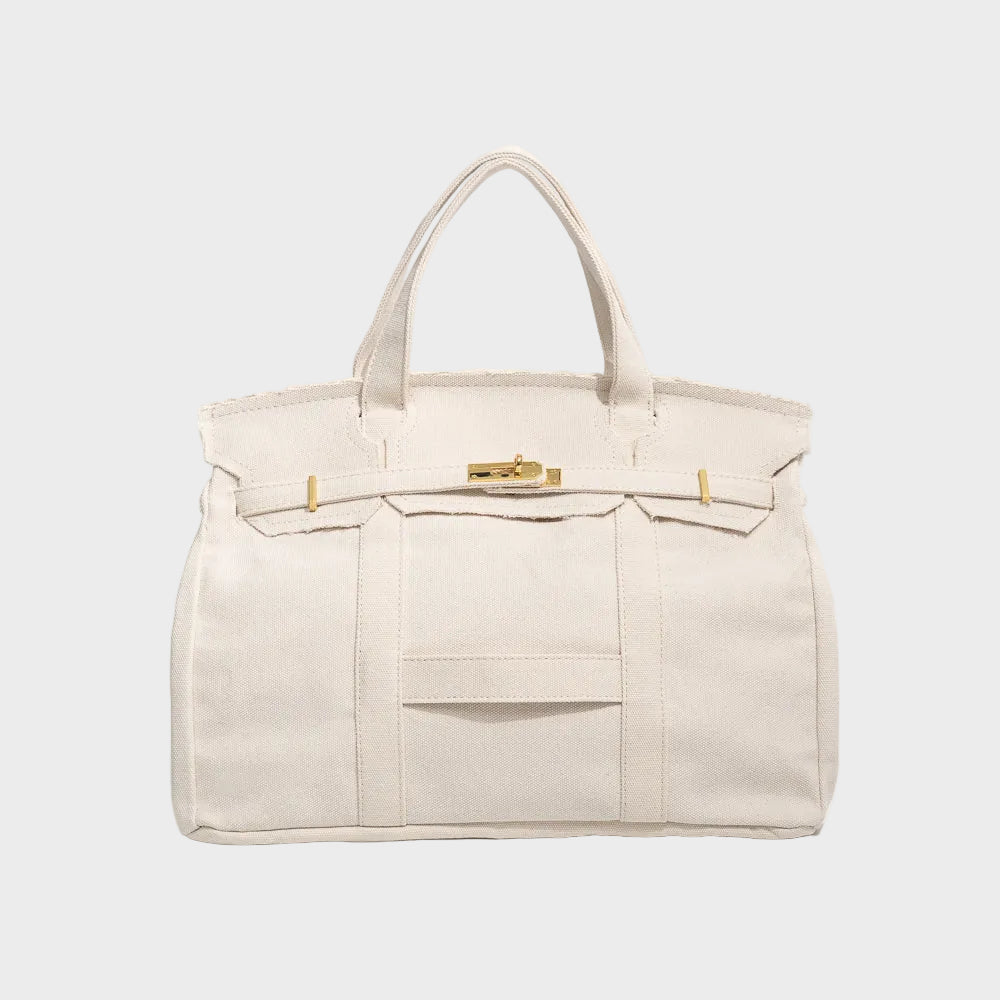 Women’s Canvas Top Handle Tote Bag
