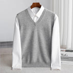 Men’s Classic Soft Knit V-Neck Sweater Vest