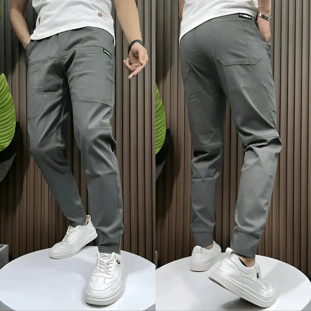Men's Slim Tapered Stretch Jogger Trousers