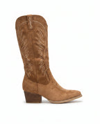 Women's Embroidered Knee High Western Boots