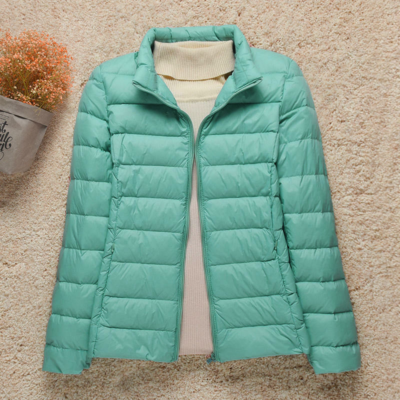 Women's Lightweight Hooded Quilted Puffer Jacket