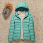Women's Lightweight Hooded Quilted Puffer Jacket