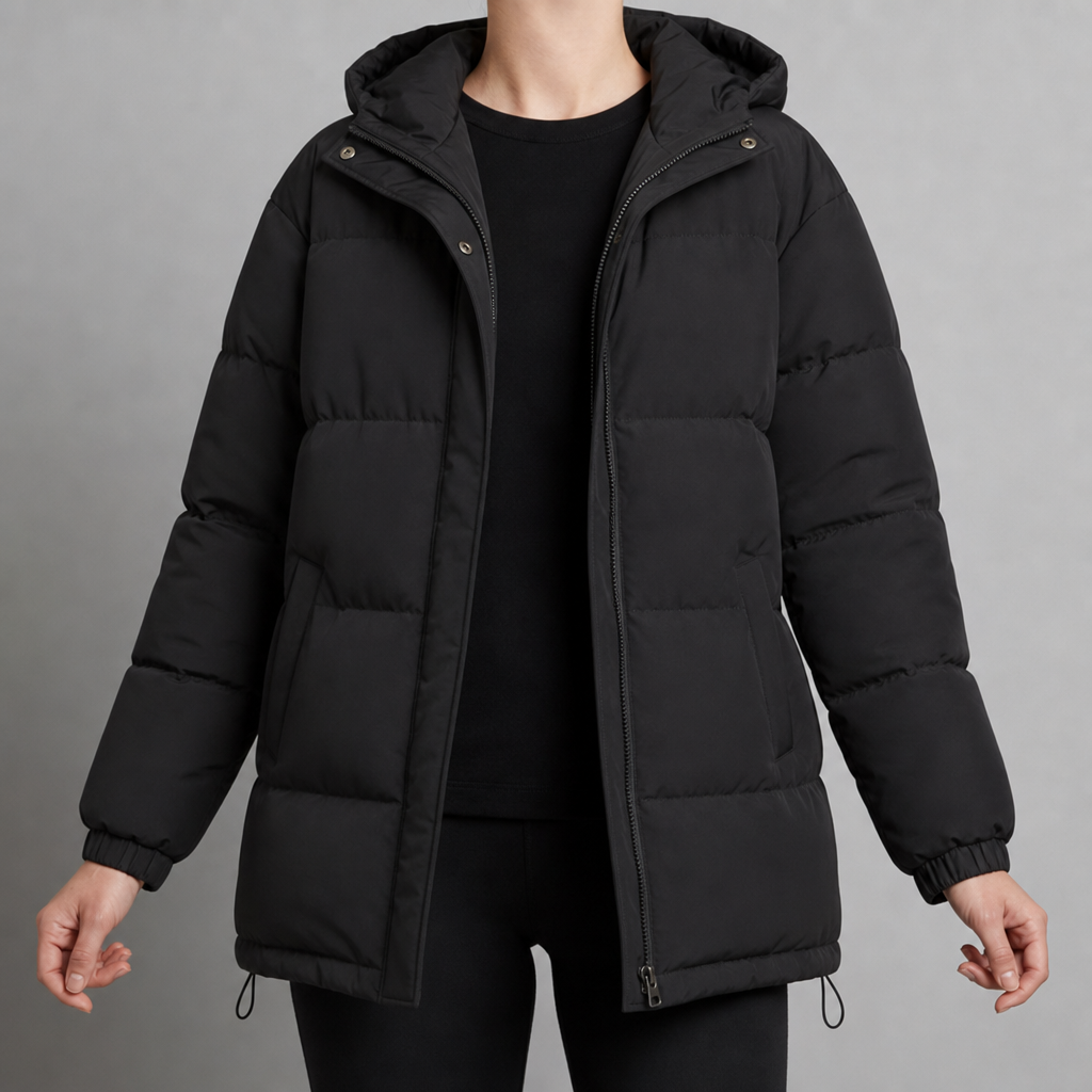 Women’s Relaxed Hooded Puffer Jacket